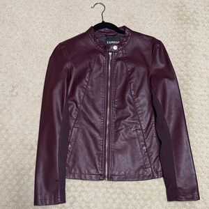 Express Women's Deep Burgundy Jacket